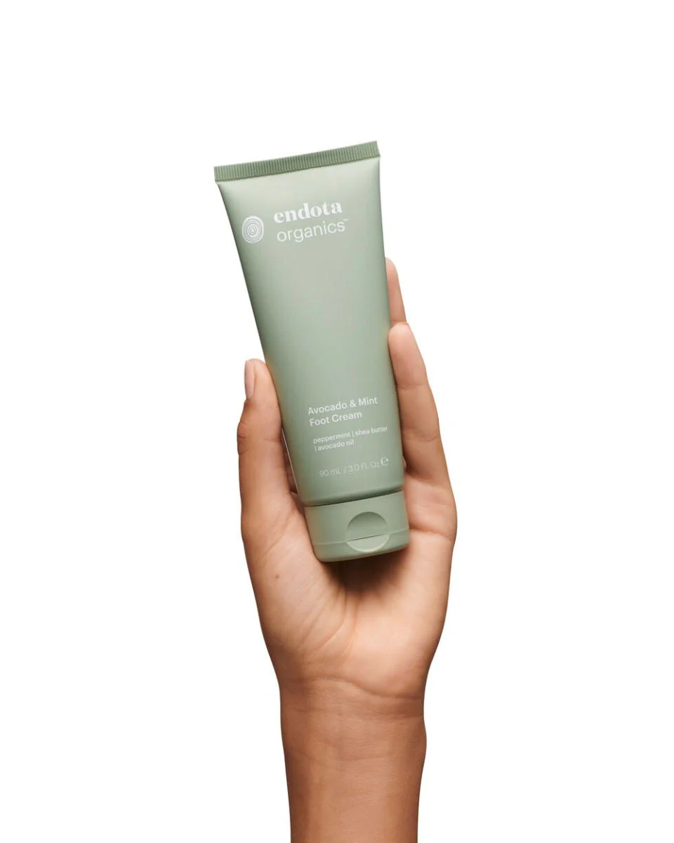Avocado & Mint Foot Cream 90ml - Image 3