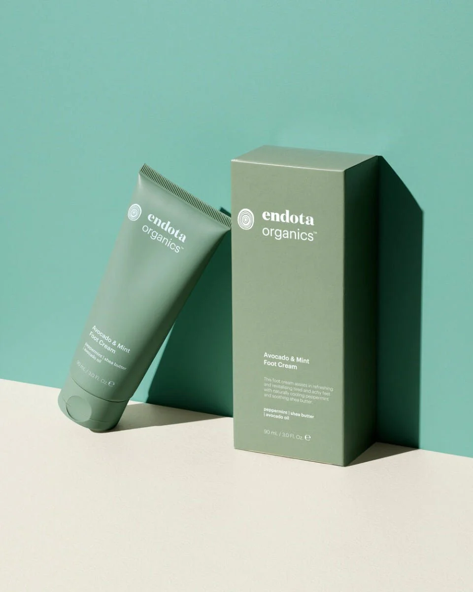 Avocado & Mint Foot Cream 90ml - Image 4